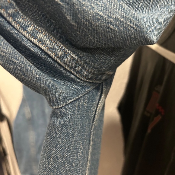 J. Crew Louisa Lady Cropped Jean Jacket with Gold Buttons - Picture 6 of 15